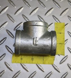 1-1/4 in. galvanized steel tee