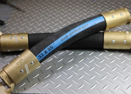 Pinch Hose with Couplings (Dustless Blasting) - 1-1/4" ID Pinch Hose with Couplings (15-249)