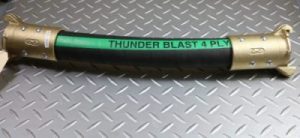 Pinch Hose with Couplings (Dustless Blasting) - 1" ID Pinch Hose with Couplings( 16-239)